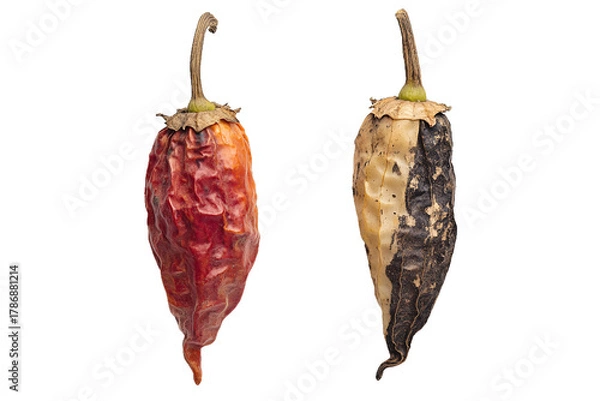 Obraz Two Peppers Side by Side PNG
