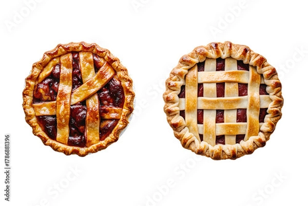 Obraz Two Pie Charts Side by Side PNG