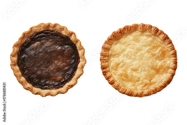 Obraz Two Different Pie Charts Side by Side PNG