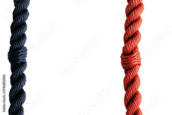 Obraz Two Ropes with Space Between PNG