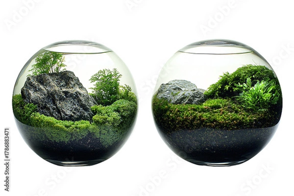 Obraz Two Different Scales With Space Between PNG