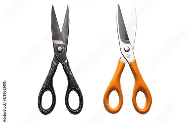 Obraz Two Scissors with Space Between PNG