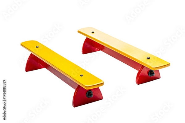 Obraz Two Seesaws with Space Between PNG