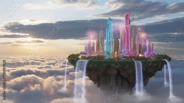 Fototapeta fountain at night,Midnight Fountain Glow, Reflections in the Night, Illuminated Waters, Serenity Under the Stars, Dancing Lights and Water, Nighttime Elegance, Whispering Fountain, Tranquil Night Refl