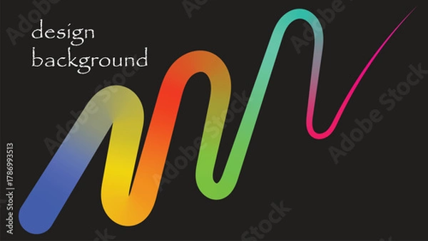 Obraz Abstract light blue sphere with horizontal lines