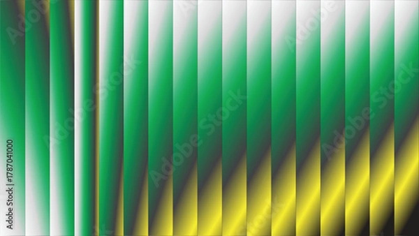 Fototapeta Abstract vertical color gradient background in green and yellow