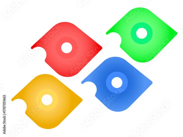 Obraz colorful wooden blocks