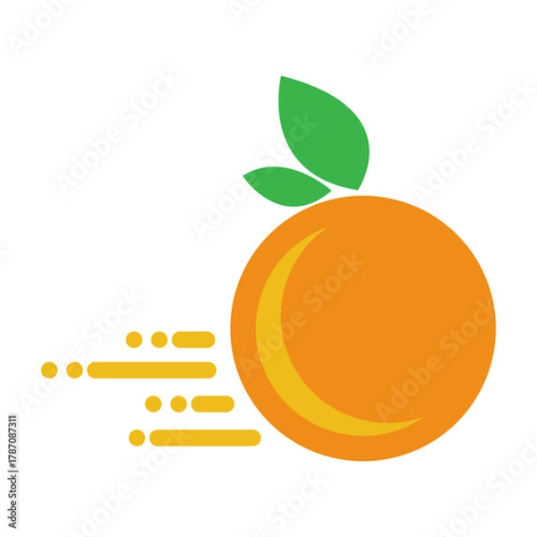 Fototapeta Citrus fruit icon design
