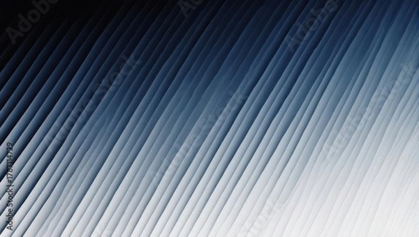 Fototapeta Abstract diagonal lines gradient background in shades of blue and white.