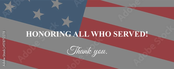 Obraz Veteran's Day Background Wallpaper