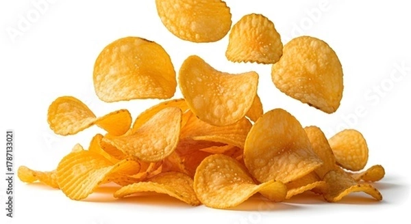 Fototapeta Butternut squash risotto in cast iron pan with sage and parmesan cheese garnish