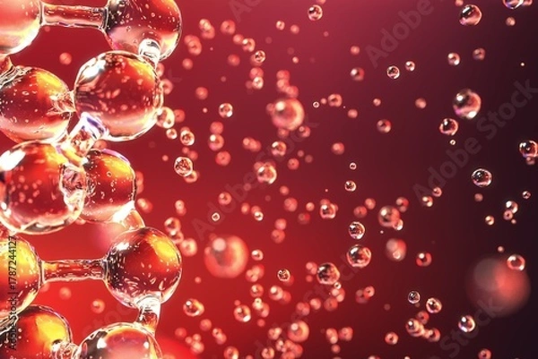 Fototapeta Biochemistry and Bio Molecul Background 