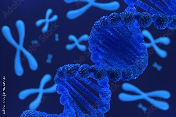 Fototapeta Biochemistry and Bio Molecul Background 