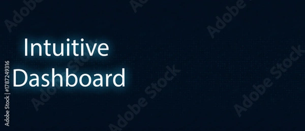 Fototapeta Intuitive Dashboard