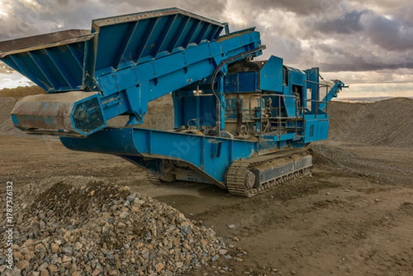 Obraz Heavy machinery for the construction