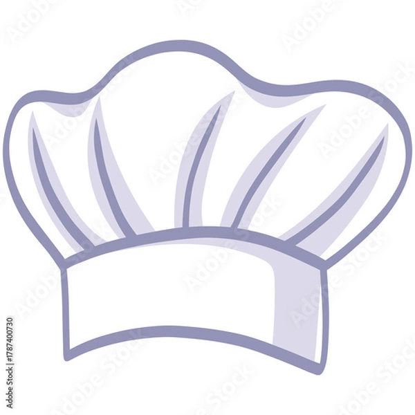 Fototapeta Chef Hat Cap Vector Illustration Icon