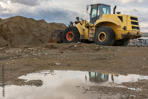 Obraz Heavy machinery for the construction