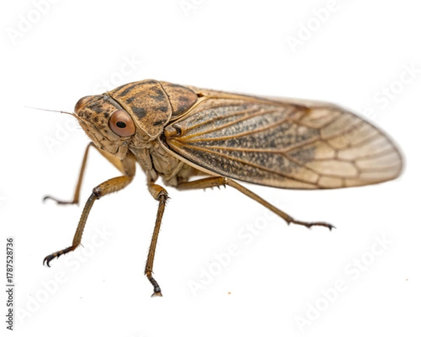 Obraz Close up of a brown planthopper in studio
