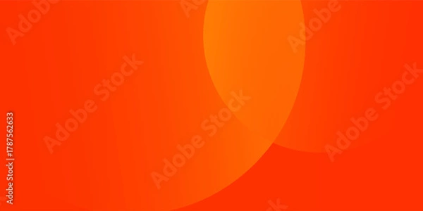 Fototapeta Abstract orange background with circles.
