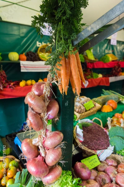 Obraz El mercado típico de Gernika