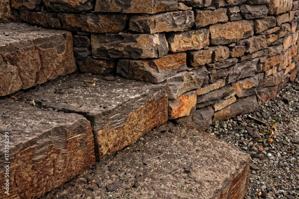 Fototapeta Basalt Steps