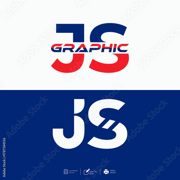 Obraz Logo template design ideas vector