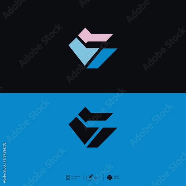 Obraz Logo template design ideas vector