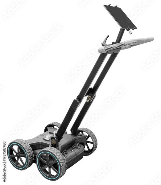 Fototapeta Subsurface mapping ground penetrating radar GPR