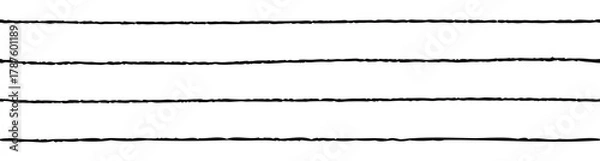 Obraz 手書き風の直線