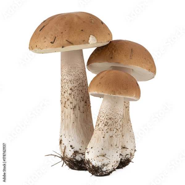 Fototapeta boletus mushrooms isolated on a transparent background