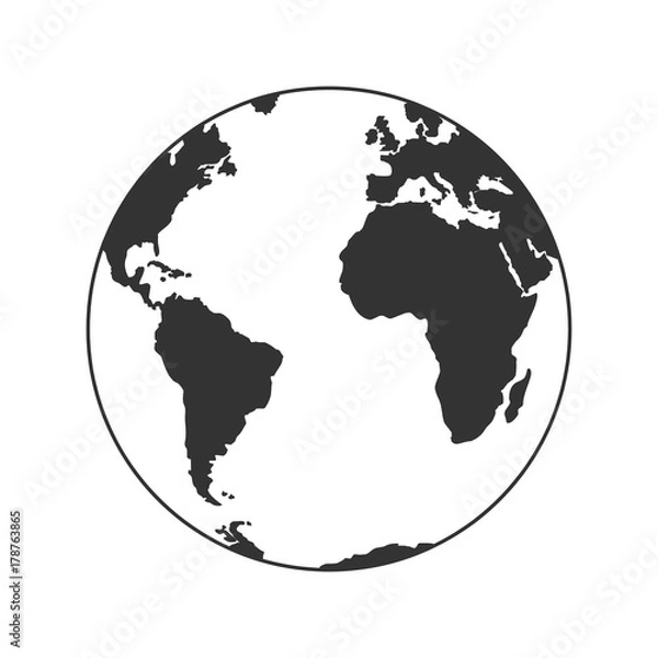 Fototapeta Globe Ziemi