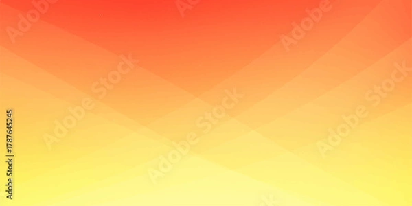 Fototapeta Abstract geometric background with a gradient of warm orange and yellow tones in a pixelated mosaic pattern