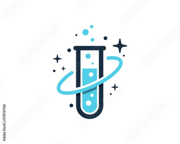 Obraz Lab Planet Icon Logo Design Element