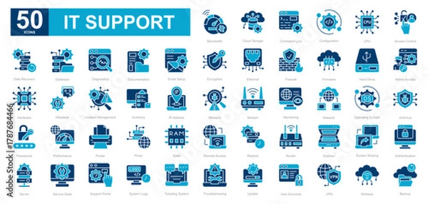 Obraz IT Support dualtone iconset