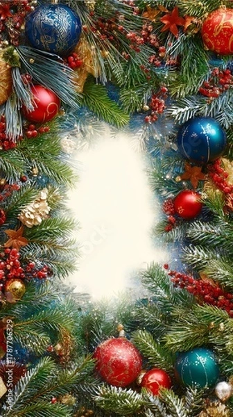 Obraz christmas tree decoration