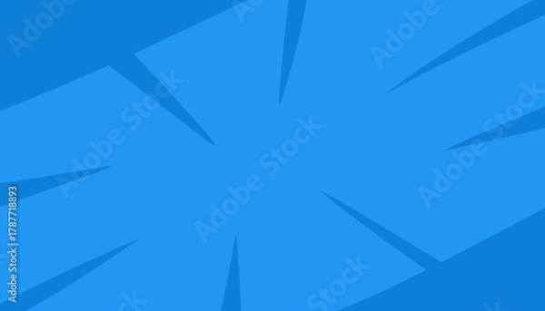 Fototapeta blue comic explosion design background