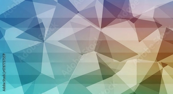 Fototapeta Abstract geometric low poly background with gradient colors and subtle texture overlay