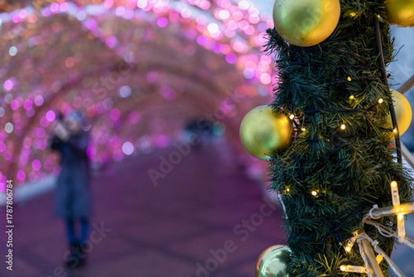 Obraz christmas tree with balls