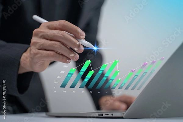 Fototapeta Every business begins with an idea and grows through vision, teamwork, and persistence.