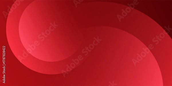 Fototapeta Red abstract background. Dynamic shapes composition. Eps10 vector