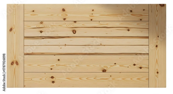 Fototapeta Light Wood Planks Background, Smooth Sanded Timber Wall Paneling, Natural Wood Texture
