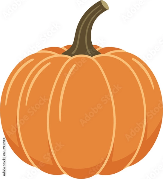 Obraz Orange pumpkin for fall harvest and thanksgiving