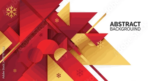 Obraz Elegant 3D Ribbon & Gift Banner Design Elements chritmes baground decmber events