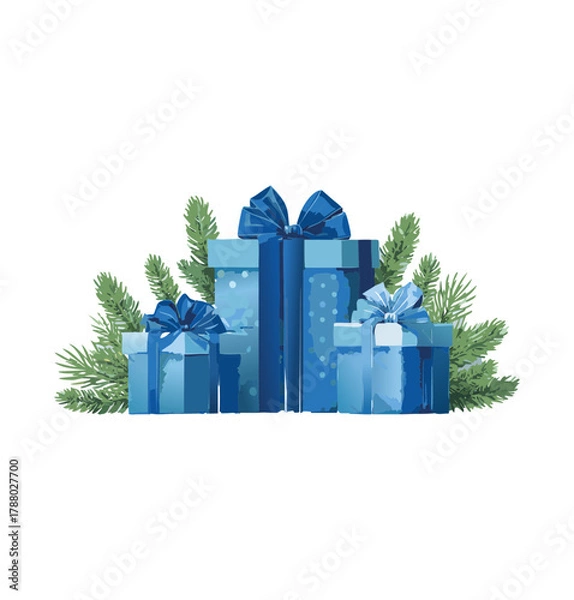 Obraz Christmas vectors presents
