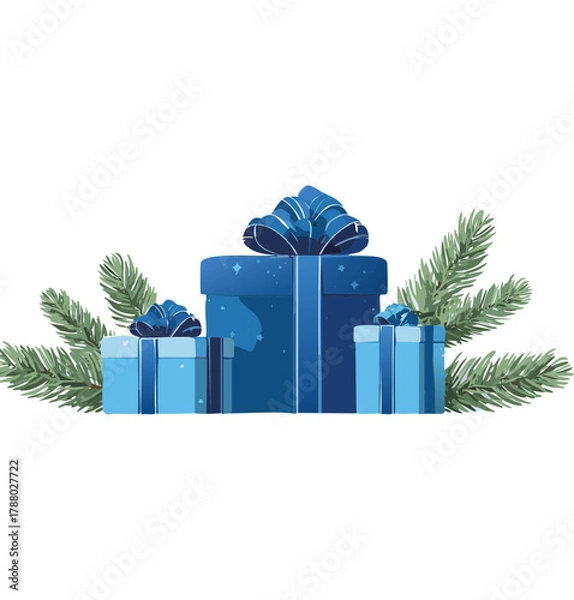 Obraz Christmas vectors presents
