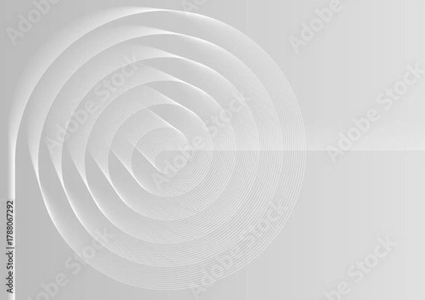 Obraz スパイラルな抽象的背景画像