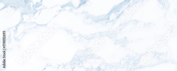 Obraz high resolution blue carrara marble stone texture