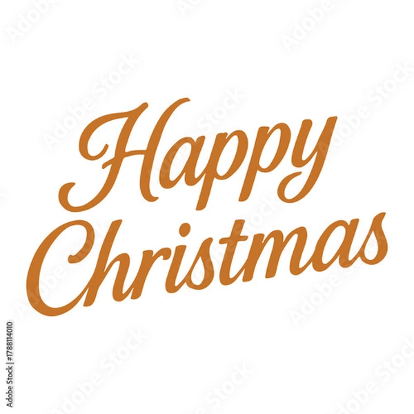 Obraz Elegant script font with a warm candlelight glow effect