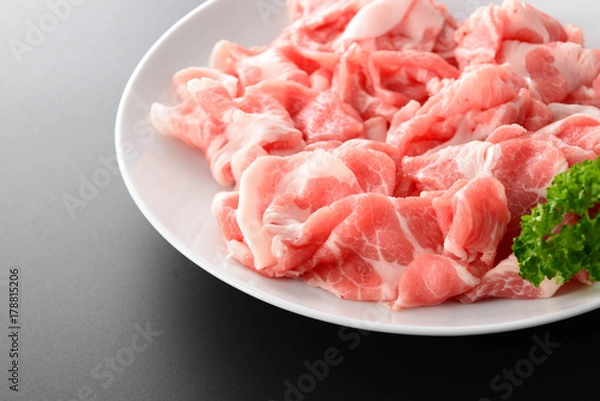 Fototapeta 豚肉　切り落とし