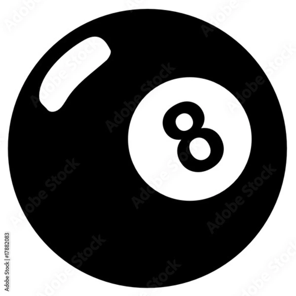 Fototapeta Eight Ball